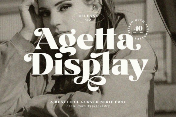 Agetta Display: A Bold Serif for Real Projects