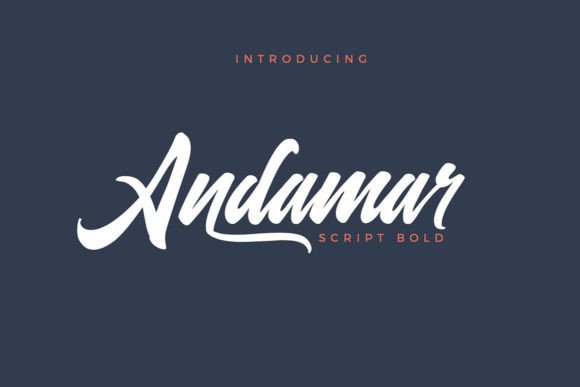 Andamar: A Vintage Script Font for Creative Campaigns