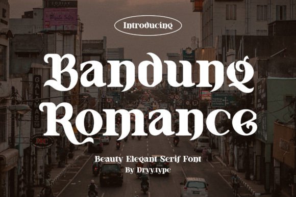 Bandung Romance Font for Web Design