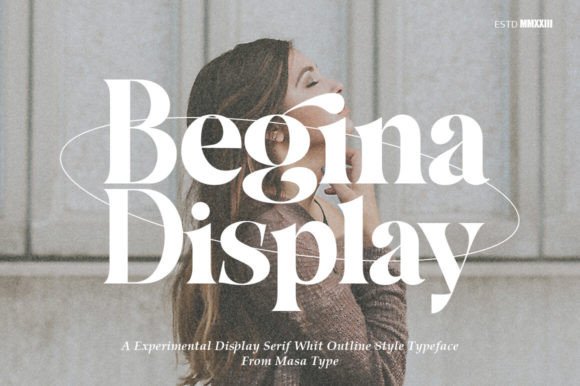 Begina Display: Elegant Serif for Craft Projects
