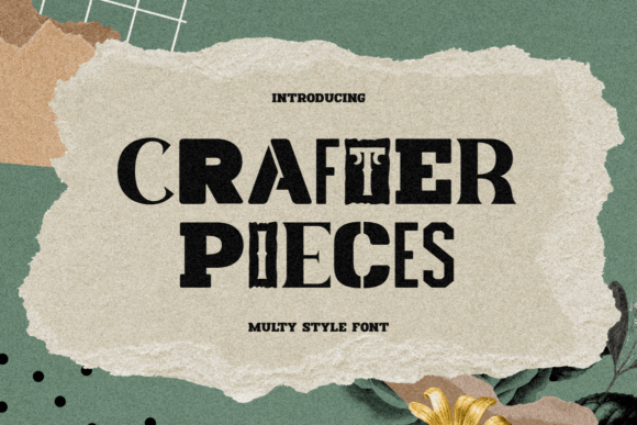 Crafter Pieces: A Font for Creative Expression