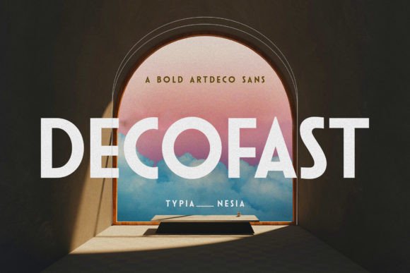 Decofast Font: Art Deco Elegance for Web Design