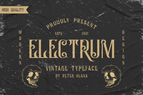 Electrum Font: Timeless Serif for Editorial Design