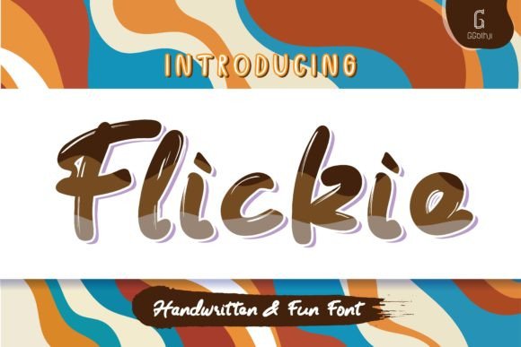 Flickie: A Vintage Display Font