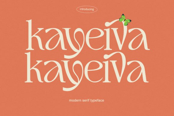 Kayeiva Serif Font for Handmade Brands & Printables