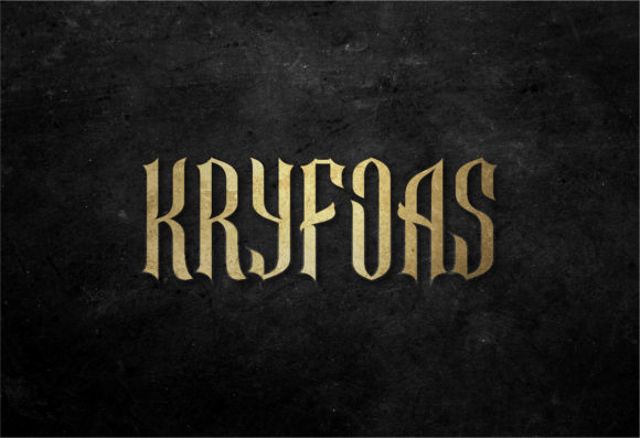 Kryfoas: A Vintage Font for Creative Projects