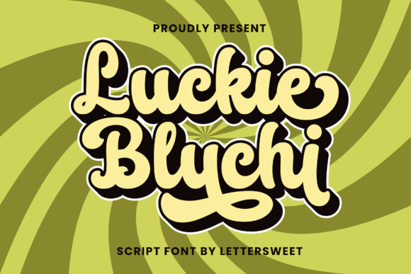 Luckie Bluchi: A Bold Vintage Script