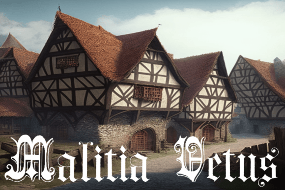 Malitia Vetus: A Blackletter Font for Web Design