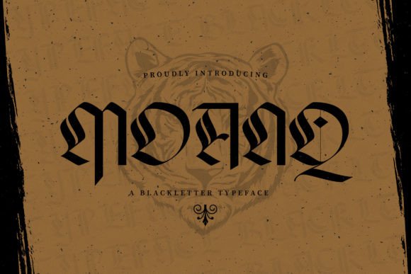 Moanq: Bold Blackletter for Impactful Design