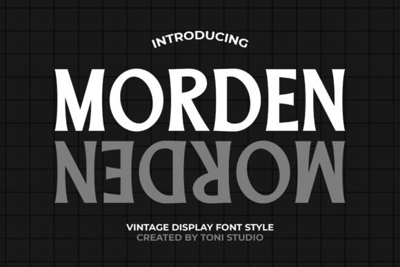 Morden: A Serif Font for Editorial Design