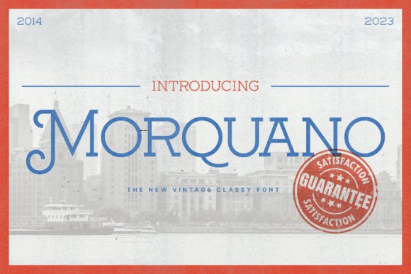Morquano: A Vintage Serif for Creative Projects