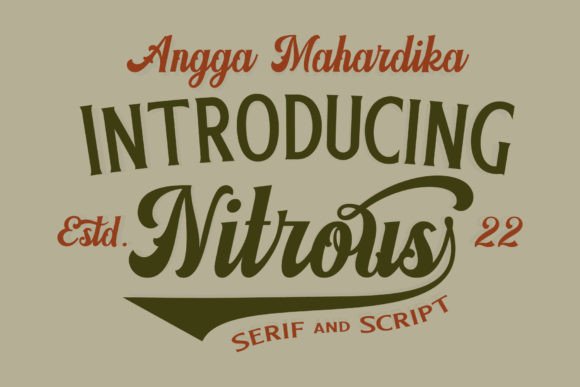Nitrous: A Stylish Font for Digital Marketing