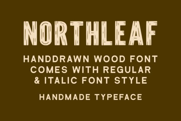 Northleaf: A Vintage Display Font