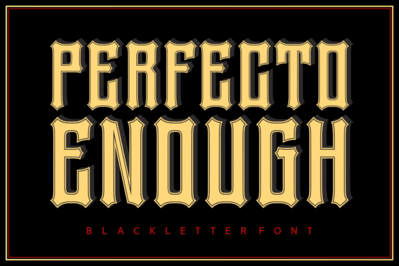 Perfecto Enough Font Review