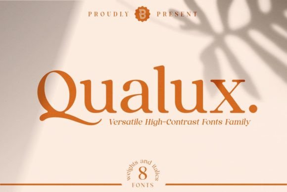 Qualux: A Luxurious Serif Font for Business