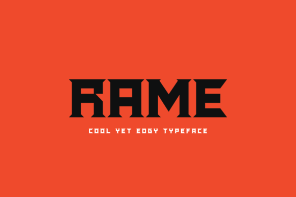 Rame: A Bold Serif for Creative Projects