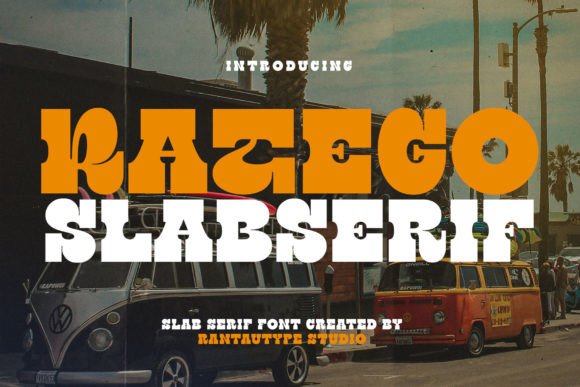 Ratego: A Vintage Font with Bold Curves