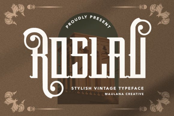 Roslav: A Stylish Vintage Typeface