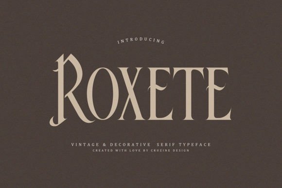 Roxete: A Timeless Serif Font for Business