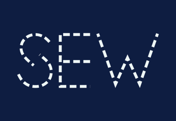 Sew: A Bold, Decorative Font