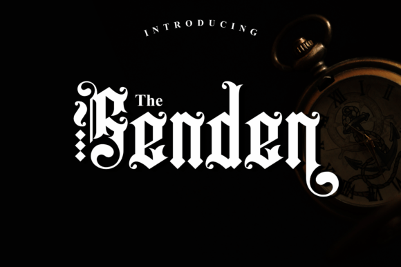 The Senden: A Bold Blackletter for Impactful Campaigns