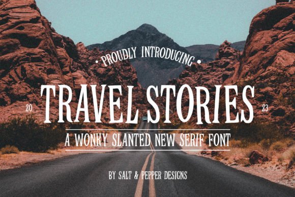 Travel Stories Font for Web Design