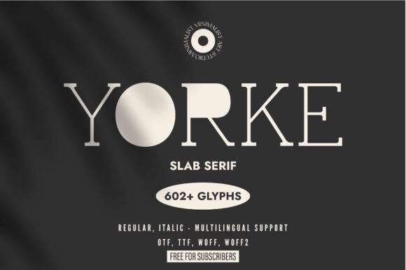Yorke: A Modern Slab Serif for Editorial Design